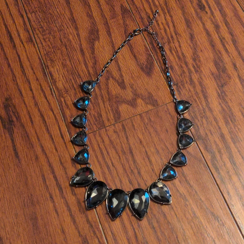 Black Jewel Collar Necklace